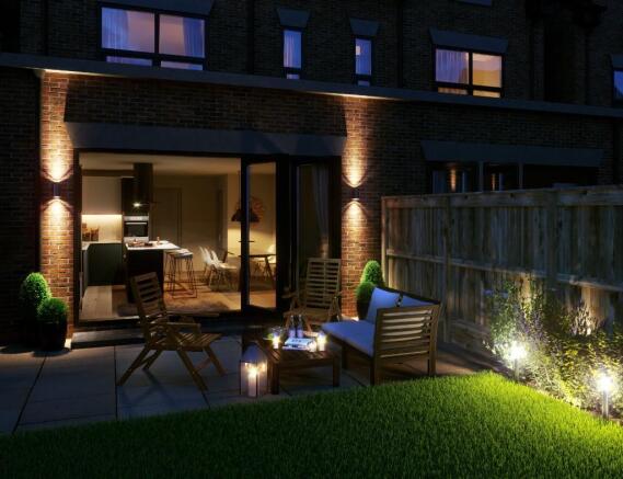 Patio at Night