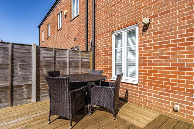 Garden decked area
