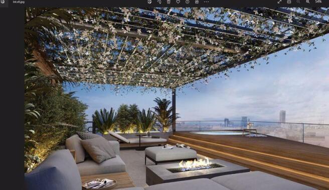 Example roof terrace