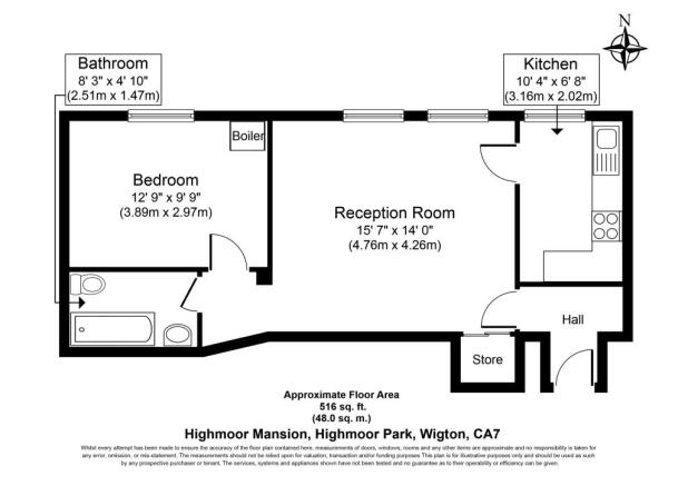 Flat 11, Highmoor Mansion, Highmoor Park, Cumbria, CA7 9LN  
