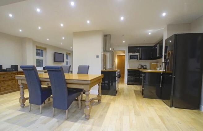 Open plan living area