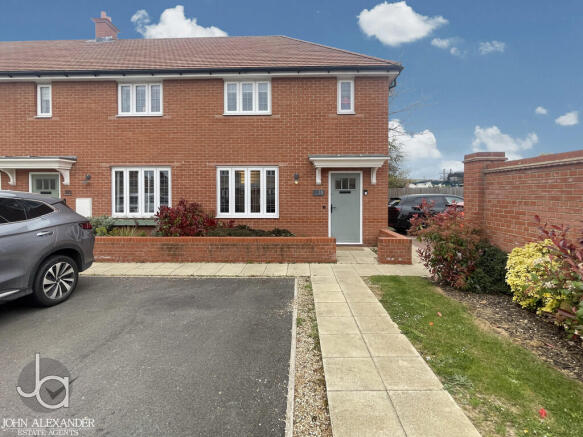 2-bed terraced on Lavender Crescent, Feering, Colchester, £300,000
