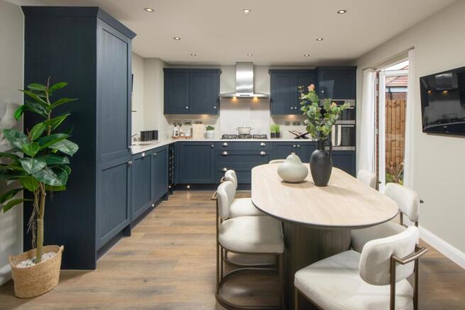 Kensington Gate Ingleby Show Home kitchen-diner