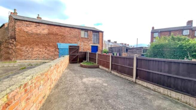 rear courtyard