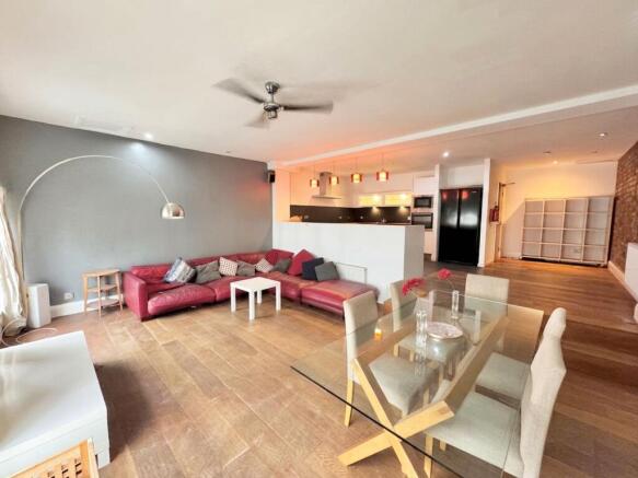 Living Room & Kitchen