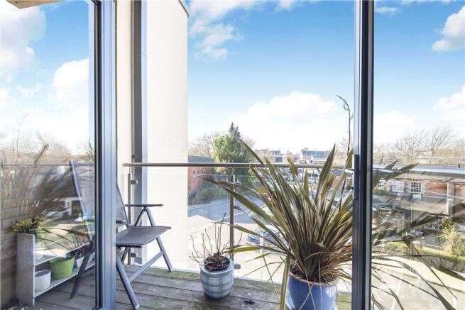 Balcony offering outside seating area
