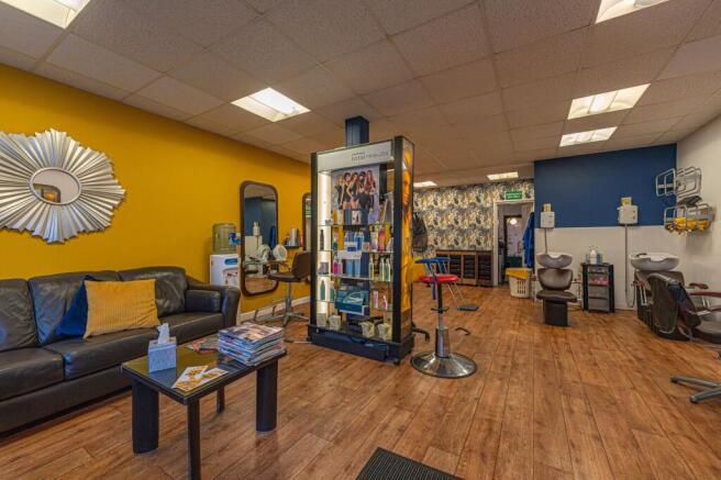 Hairdresser shop floor
