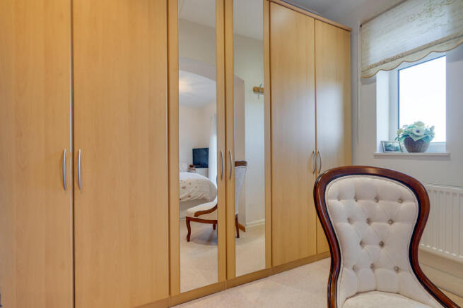 Dressing area bed...