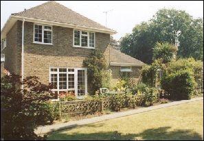 Rear of property