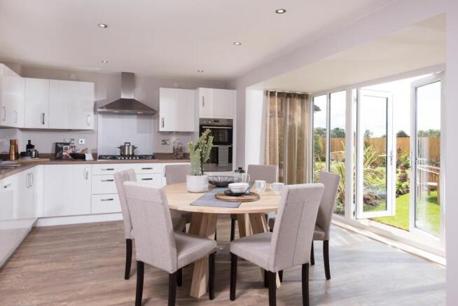 Kitchen inside the 4 bedroom Millford