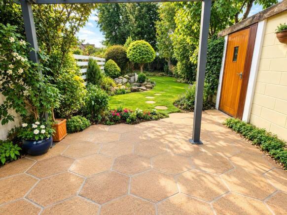 Rear garden