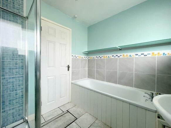 Bathroom with separate shower