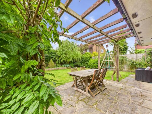 Patio to Rear of House