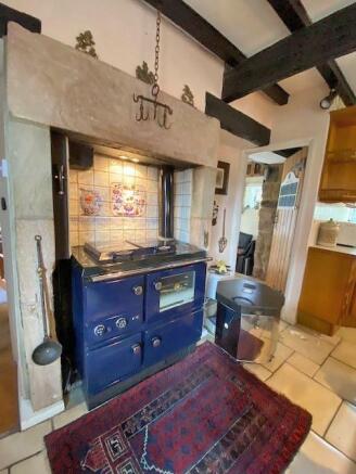 Kitchen showing Stanley Range Oven