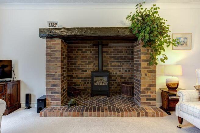 INGLENOOK CAST IRON FIREPLACE