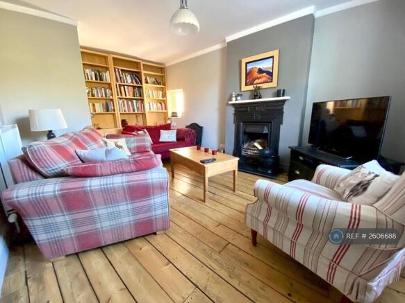 Living Room With Open Fire