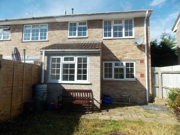 Rear of property