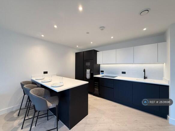 Open Plan Kitchen With Island
