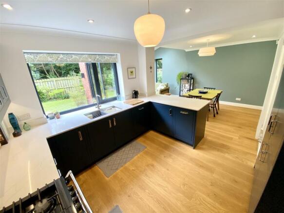 Open Plan Kitchen and Dining Area
