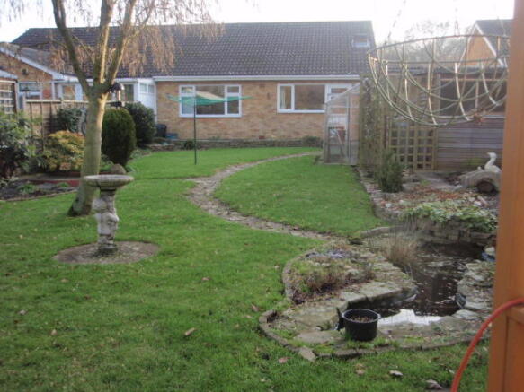 Rear garden