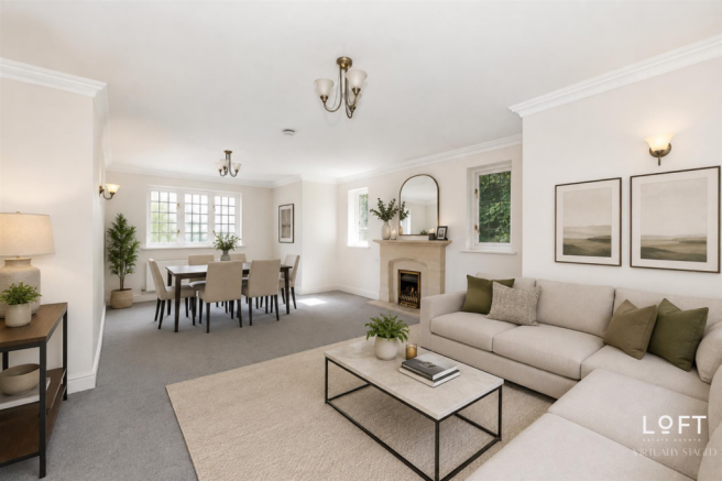 Staged Sitting Room