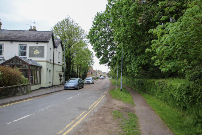 Tree lined location.