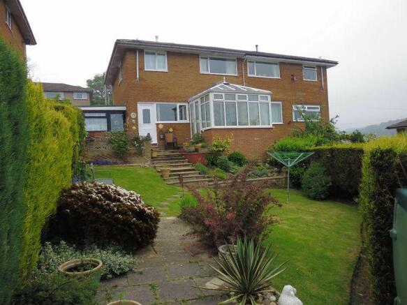 Rear to conservatory