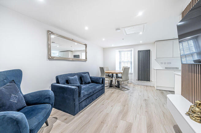 Lounge with open plan Dining Area