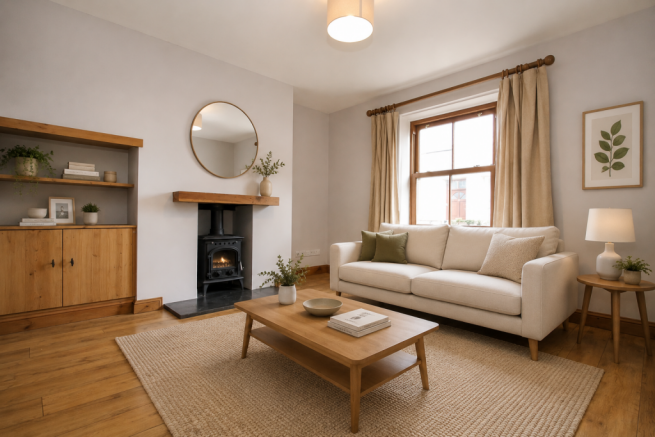 Sitting Room Digitally Enhanced