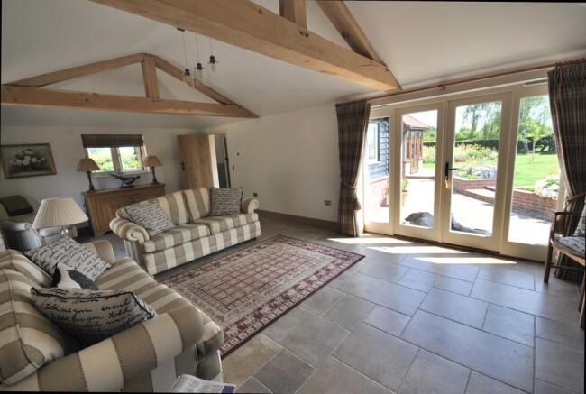 Vaulted Living Ro...