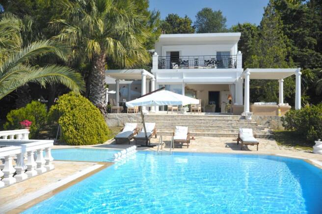 Villa from the pool