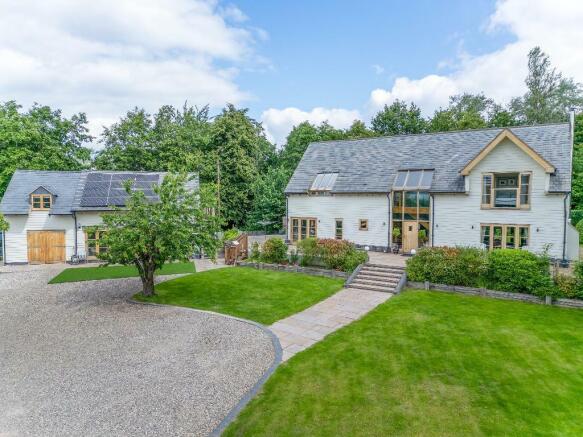 Main house (right) and the Annexe