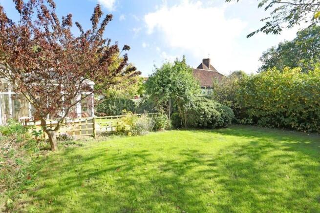 Rear garden