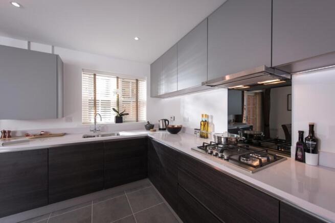 Kitchen to plot 6