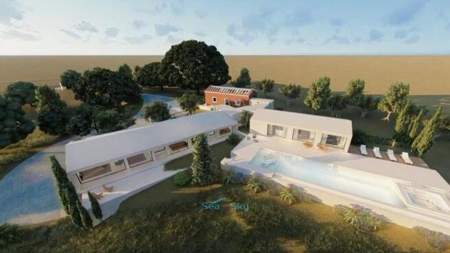 planned new construction and pool