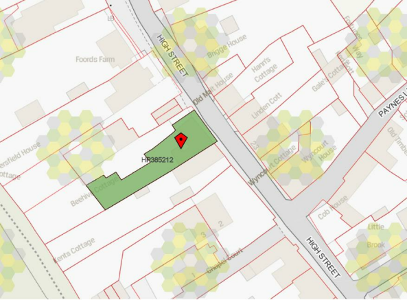 Land Registry Map snapshot