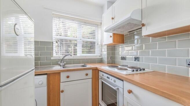 Kitchen with whit...