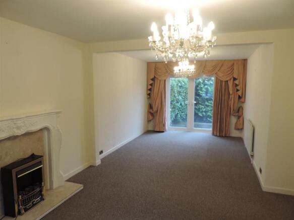 Through lounge dining room