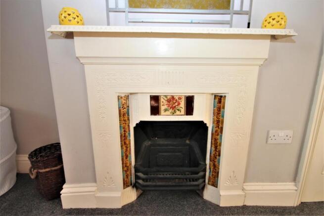 Bedroom 1 fireplace