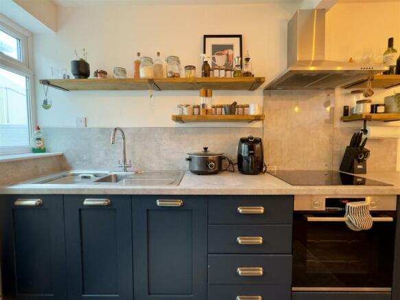 KITCHEN UNITS & SHELVES.