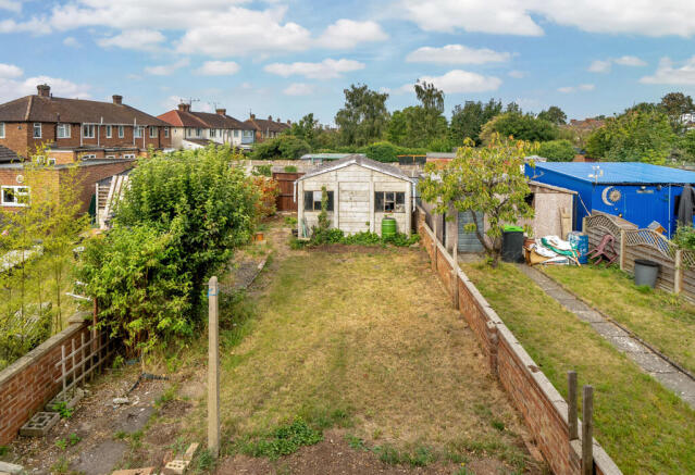 Garage with access from private gated road at rear