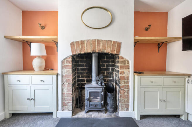 Lounge Feature Fireplace.