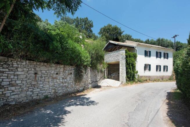 House from the road