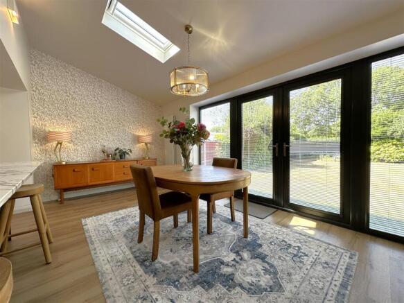 Dining Space With French Doors 54