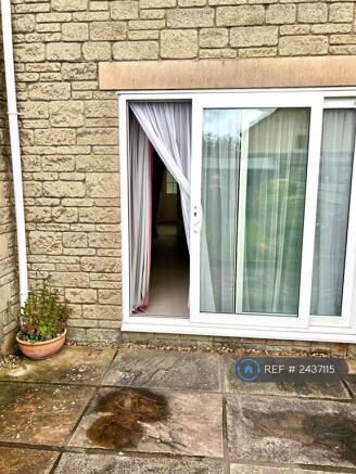 Patio Doors In Back Garden