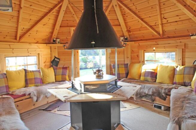 Inside the Hut