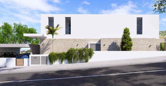 Front of Villa -...