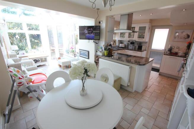 Dining kitchen to rear