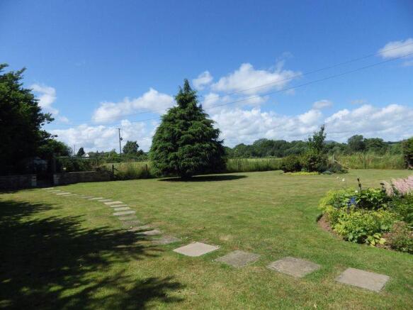 Rear garden le...