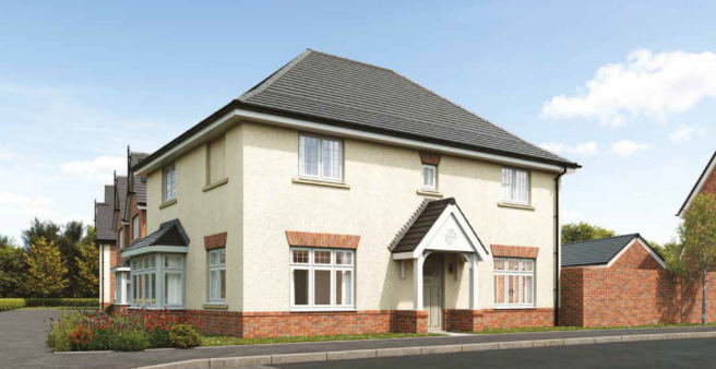 4-bed detached on Plot 48, The Heywood, Willow Rise, Shrewsbury Road, SY4 3QR, £475,000